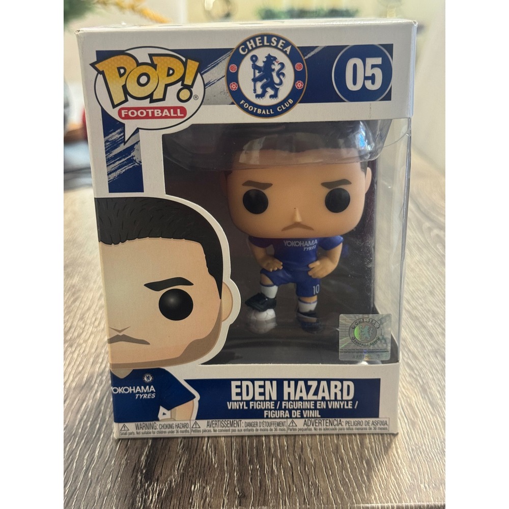 Funko Pop Football Chelsea FC Eden Hazard 05 Vinyl Figure Soccer Collectible